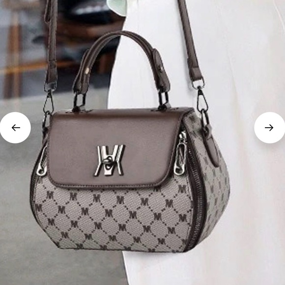 Chocolate Monogram Mini Top-Handle Crossbody - Picture 15 of 15